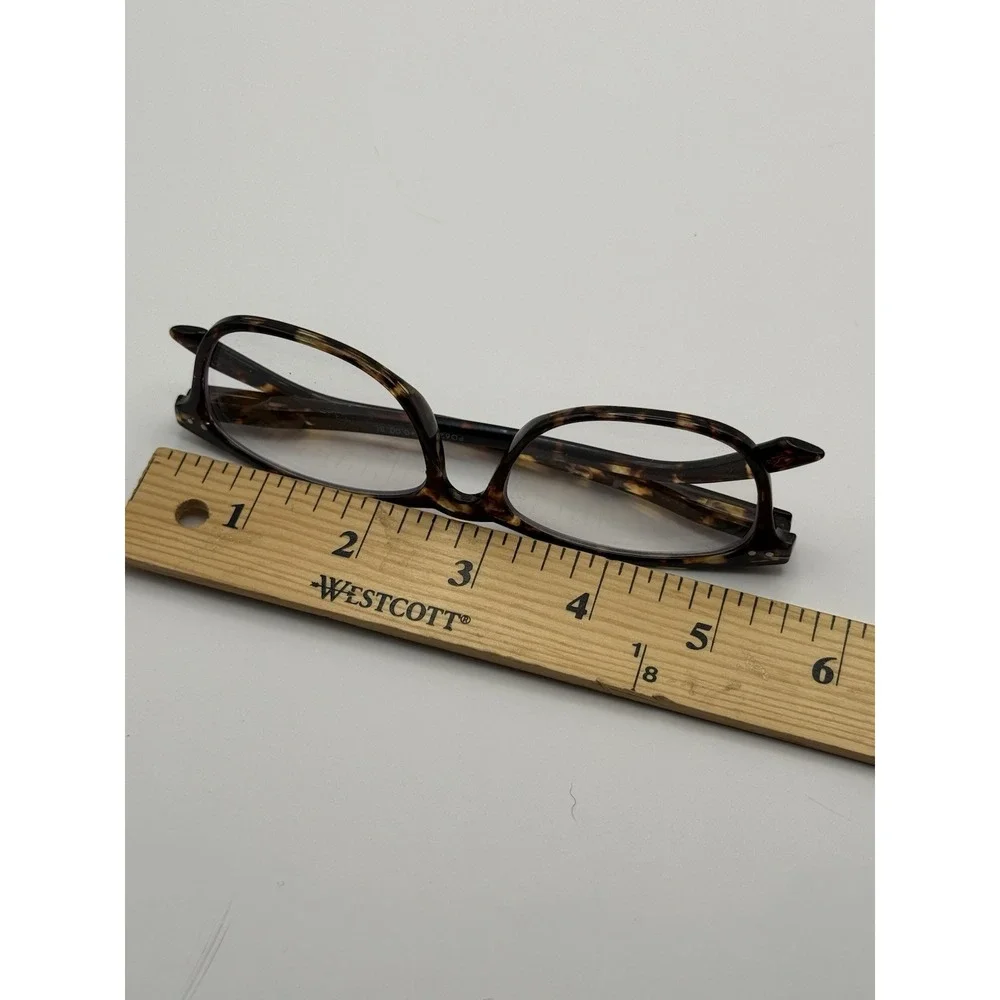 Lot of 2 Blue Light Glasses +0.00 Tortoise Multicolor Eyeglass Frames 62mm